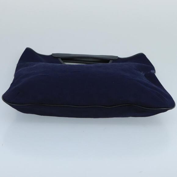 CELINE C Macadam Canvas Noevir Collaboration Hand Bag Navy - Picture 8 of 16